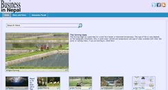 Desktop Screenshot of businessinnepal.com